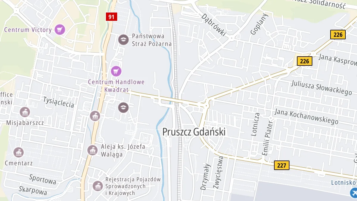 Mapa miejsca zdarzenia