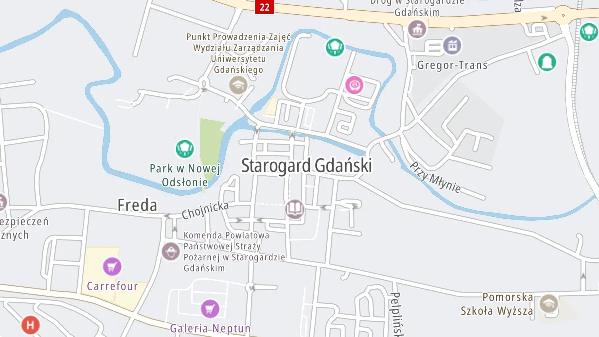 Mapa miejsca zdarzenia