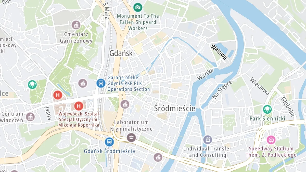Mapa miejsca zdarzenia