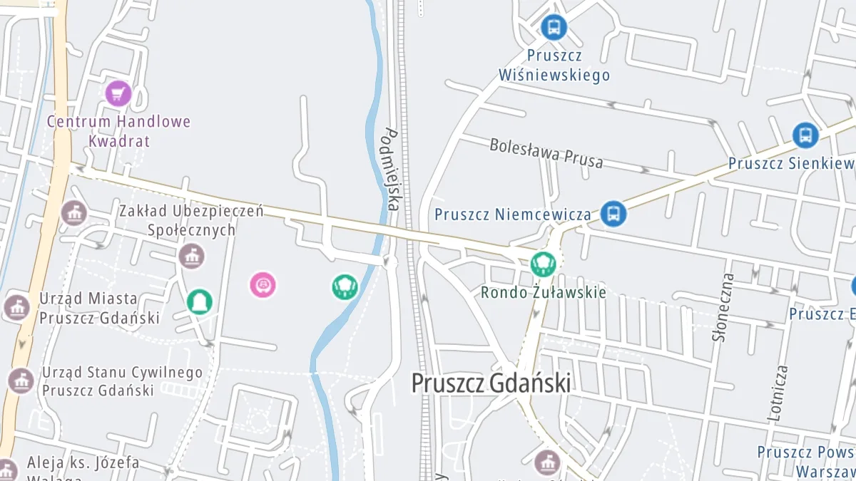 Mapa miejsca zdarzenia