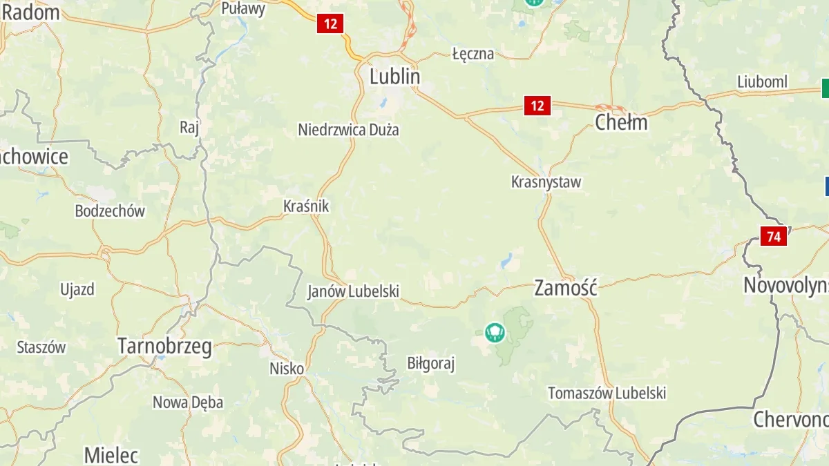 Mapa miejsca zdarzenia