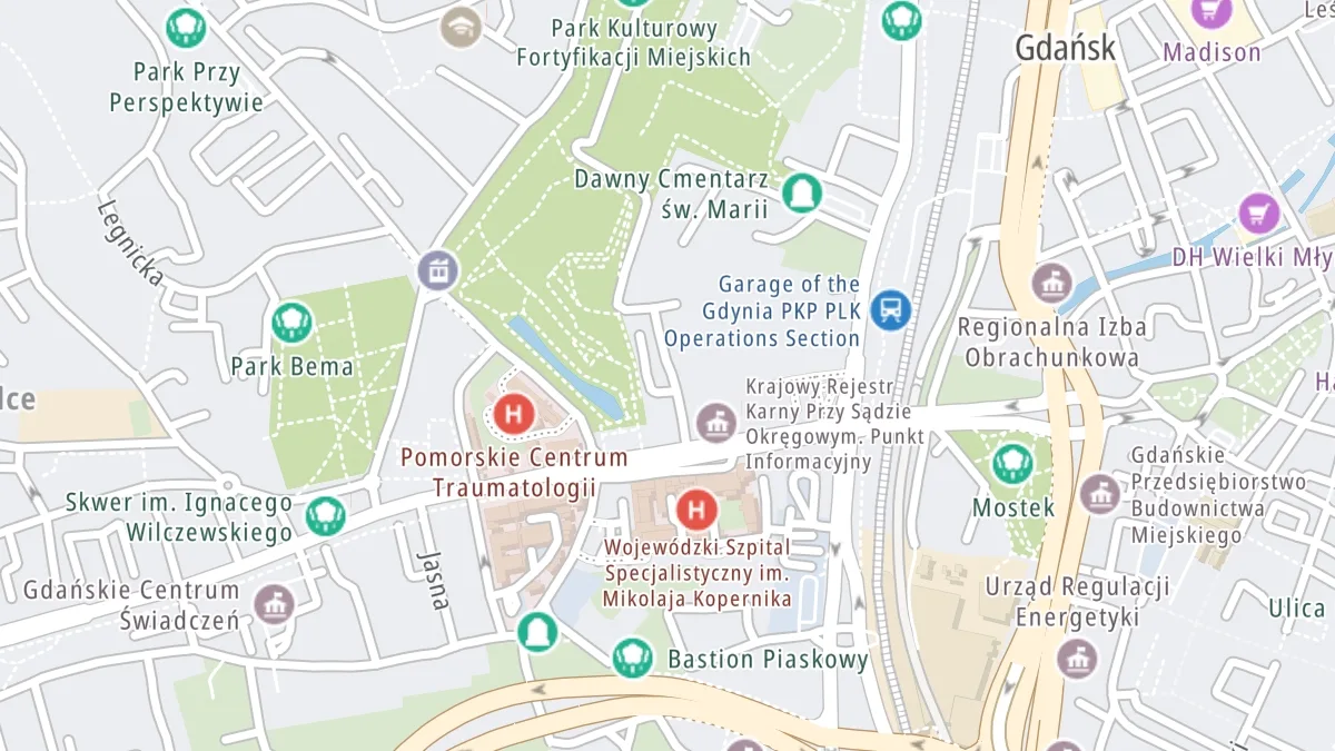 Mapa miejsca zdarzenia