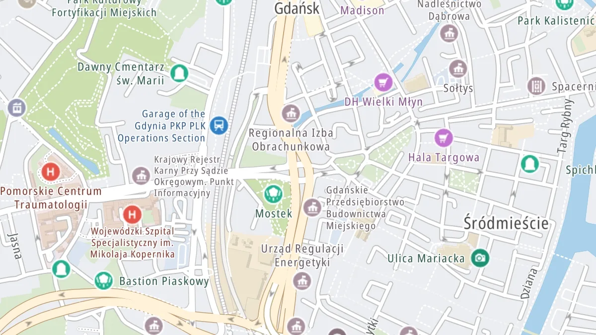 Mapa miejsca zdarzenia