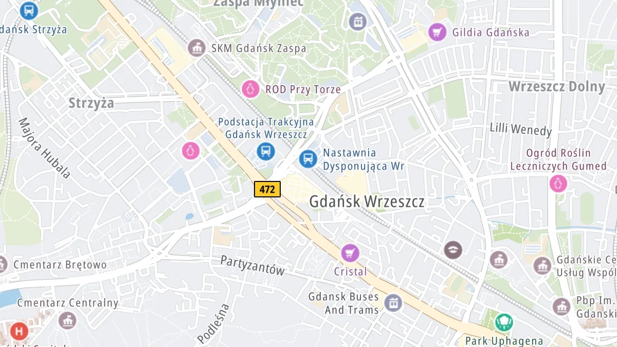 Mapa miejsca zdarzenia