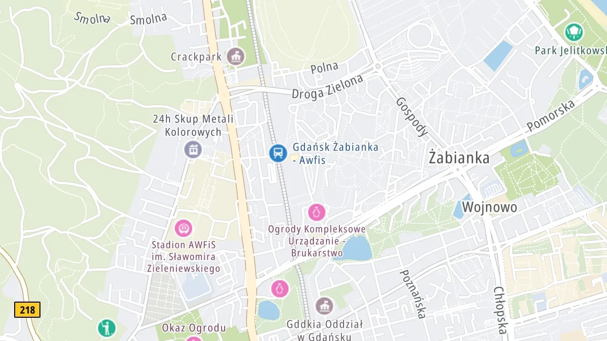 Mapa miejsca zdarzenia