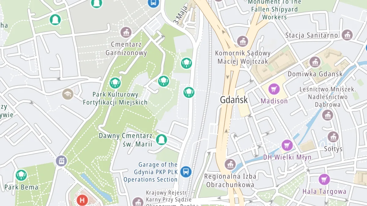 Mapa miejsca zdarzenia