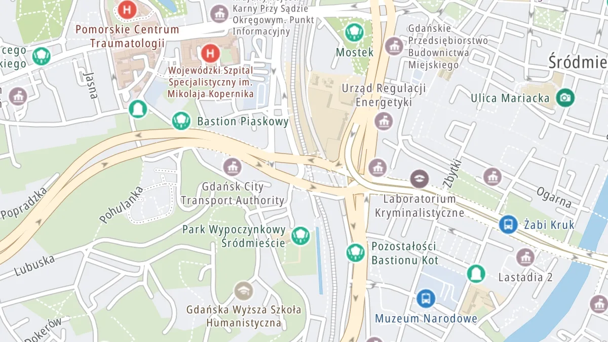 Mapa miejsca zdarzenia