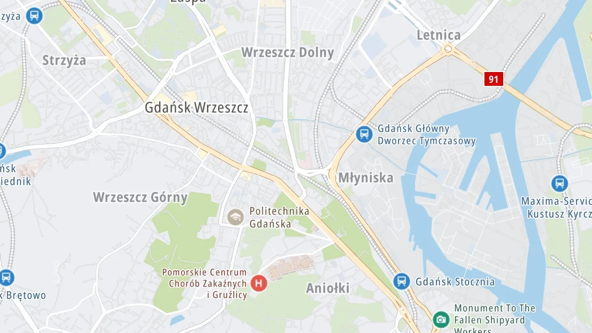 Mapa miejsca zdarzenia