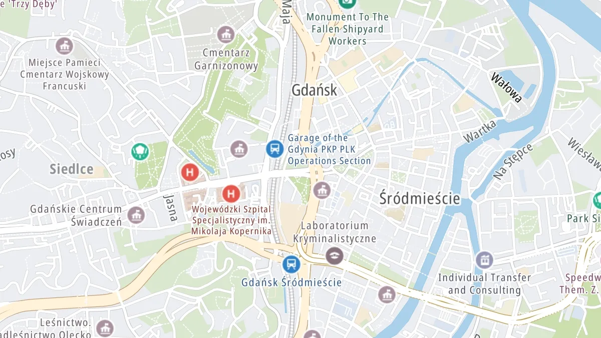 Mapa miejsca zdarzenia