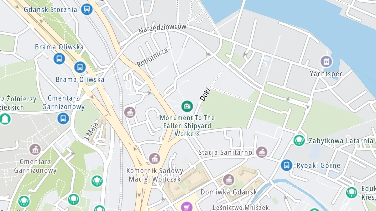 Mapa miejsca zdarzenia