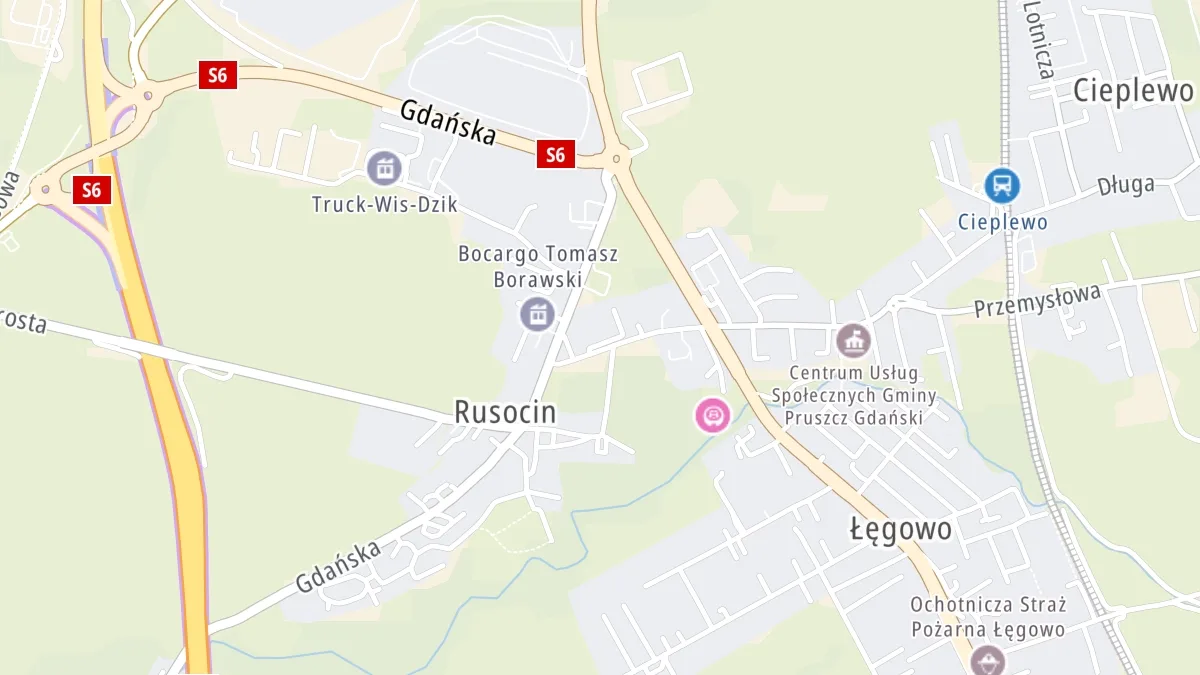 Mapa miejsca zdarzenia