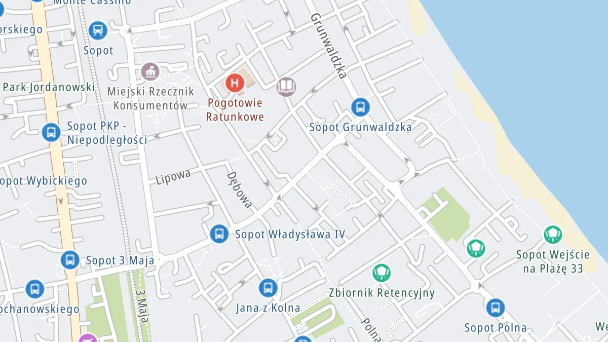 Mapa miejsca zdarzenia