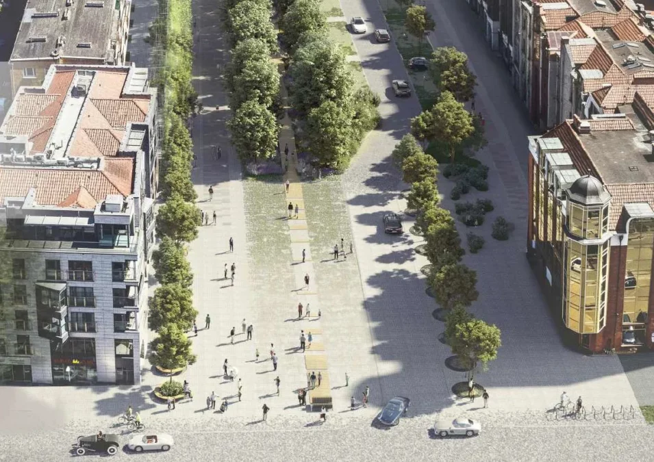 Długie Ogrody do zmiany. Tak będzie wyglądać nowa przestrzeń (FOTO: Restudio Jacaszek Architekci i Saneccy Architektura Krajobrazu)