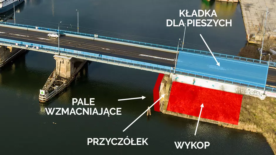 Wybrano firmę do budowy przejścia przez Most Siennicki (FOTO: gdansk.pl)