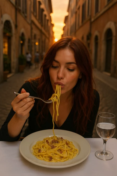 Święto makaronu z Rzymu. Carbonara ma swój dzień i własne reguły (FOTO: canva.com)
