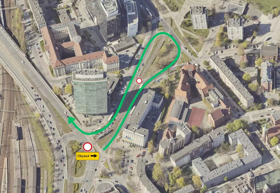 Błędnik zamknięty. Objazd na czas prac (FOTO: GZDIZ)