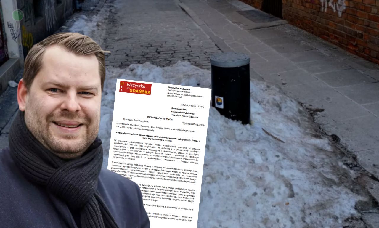 Czy Gdańsk powinien wywozić śnieg z centrum miasta?