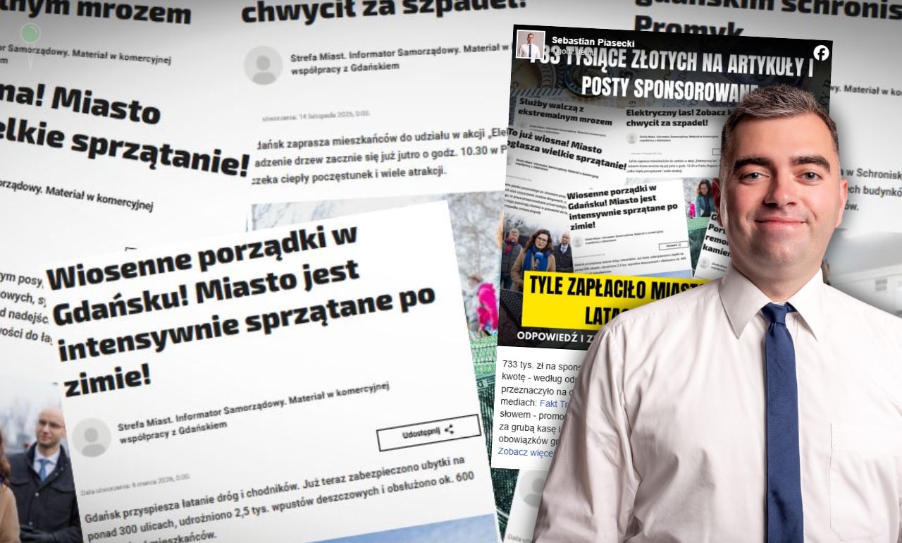Radny dzielnicy uderza we władze Gdańska. „To promocja włodarzy za publiczne pieniądze”