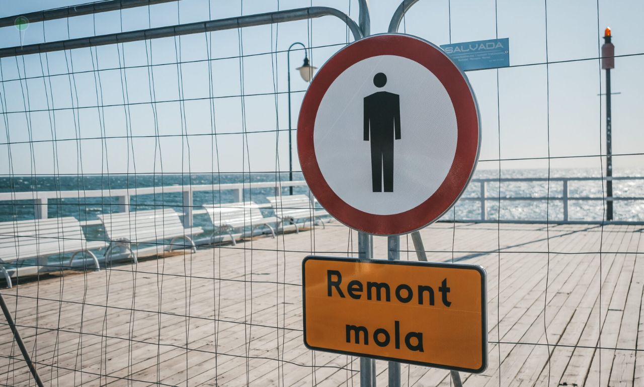 Dlaczego jest zamknięte molo w Orłowie? Jest odpowiedź