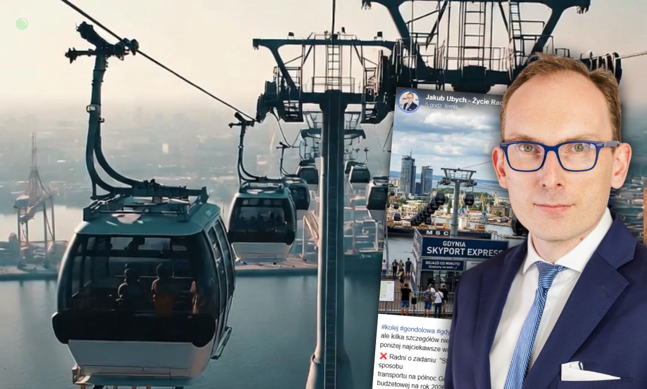 Radny alarmuje ws. kolei gondolowej w Gdyni. Na wizję poszło już 35 tys. zł