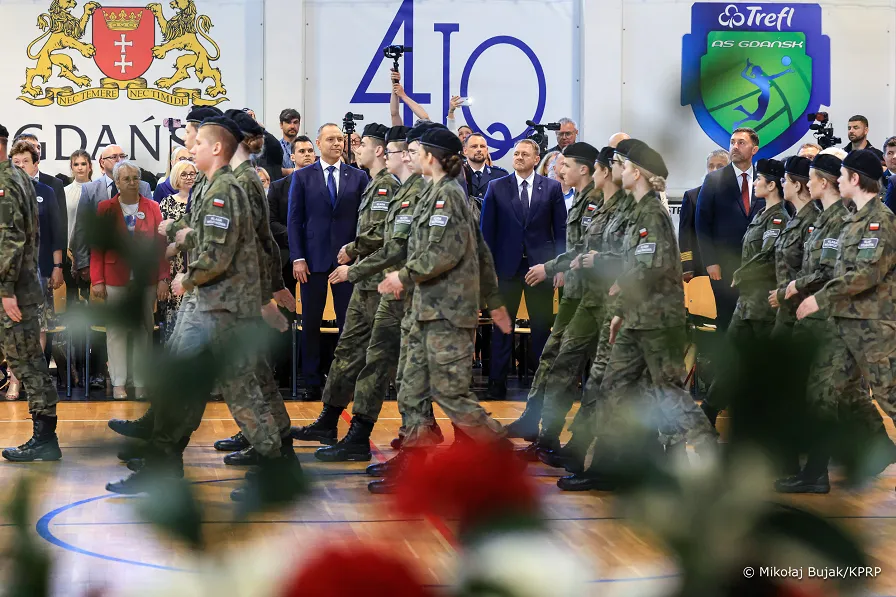 Prezydent odwiedził swoje dawne liceum w Gdańsku (FOTO: KPRP)