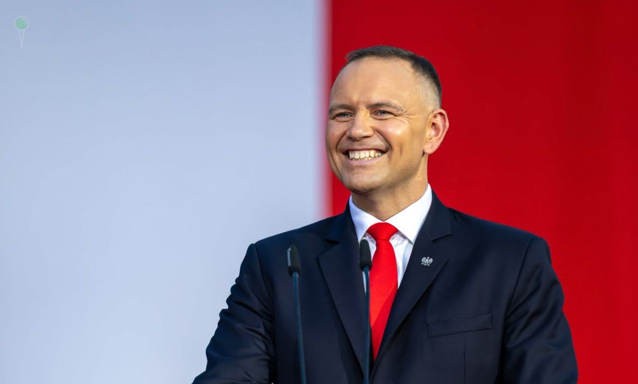Karol Nawrocki w Skawinie. „Pilnowanie żyrandoli nie dla mnie”
