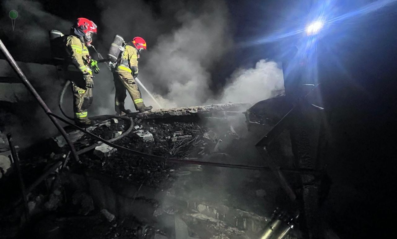 Tragiczny pożar altany w Gdańsku. Dwie osoby nie żyją