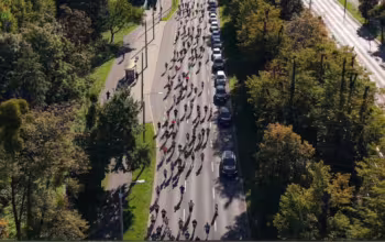 Korki podczas półmaratonu w Gdańsku. Do 15 minut w korku (FOTO: mat. organizatora)
