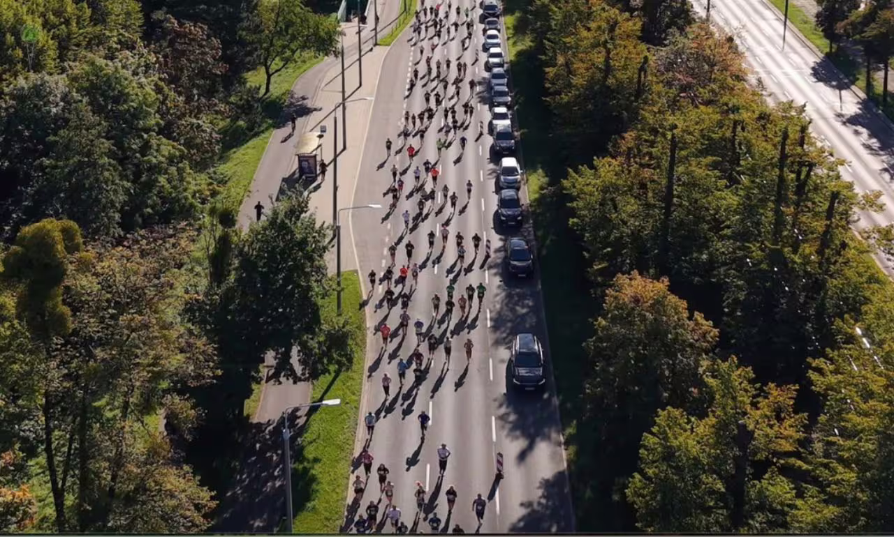 Korki podczas półmaratonu w Gdańsku. Do 15 minut w korku (FOTO: mat. organizatora)
