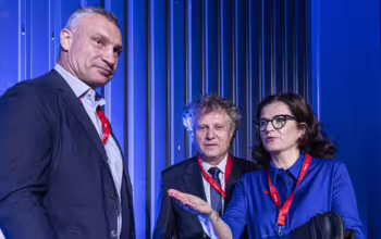 Spotkanie prezydent Gdańska z Witalijem Kliczką (FOTO: Piotr Wittman/gdansk.pl)