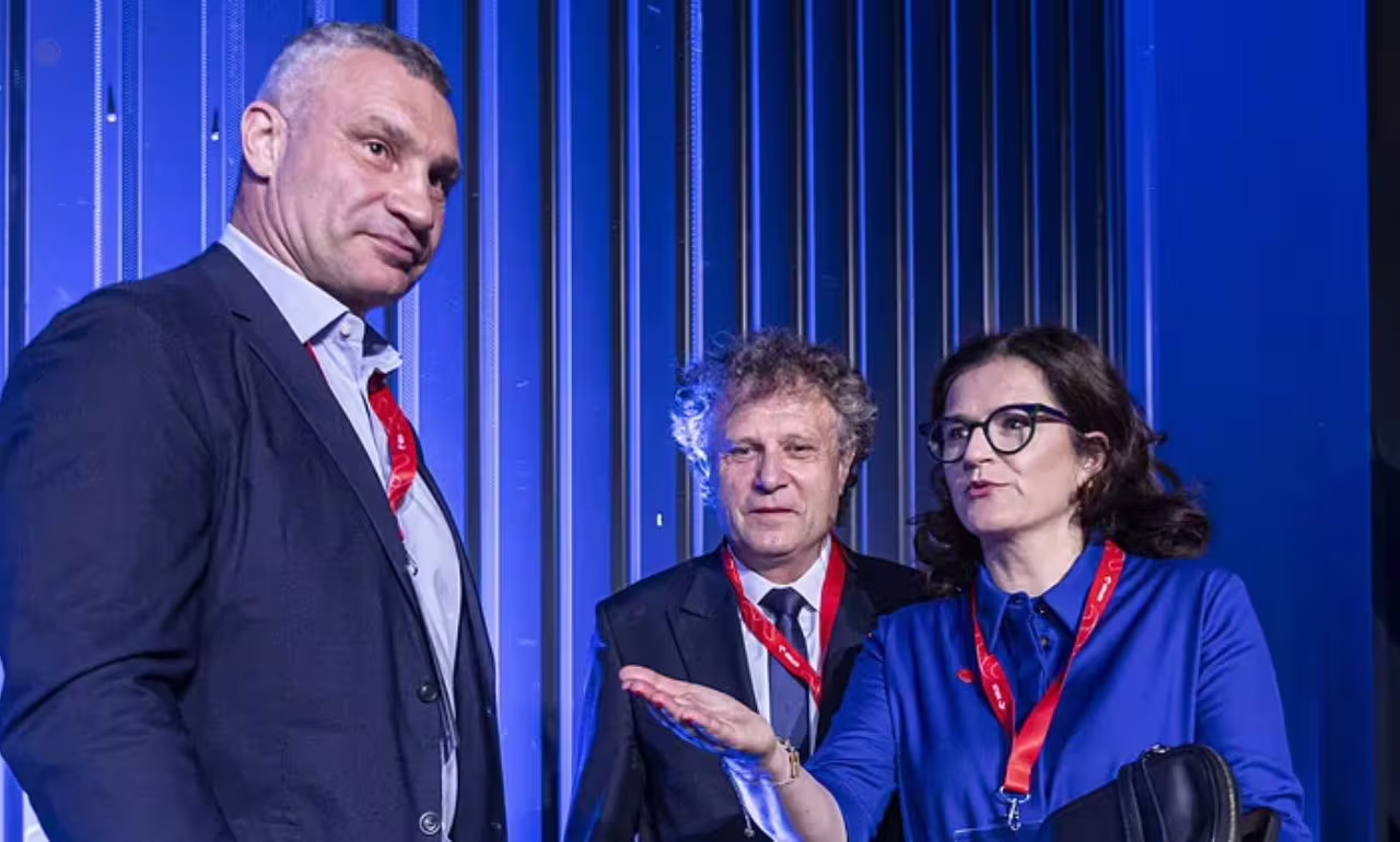 Spotkanie prezydent Gdańska z Witalijem Kliczką (FOTO: Piotr Wittman/gdansk.pl)