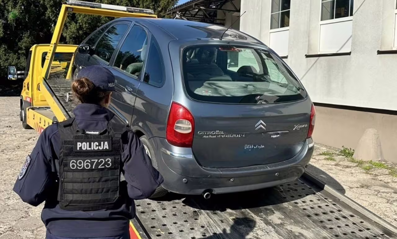 Kierował mimo zakazu. Narkotester wskazał amfetaminę (FOTO: KPP Tczew)
