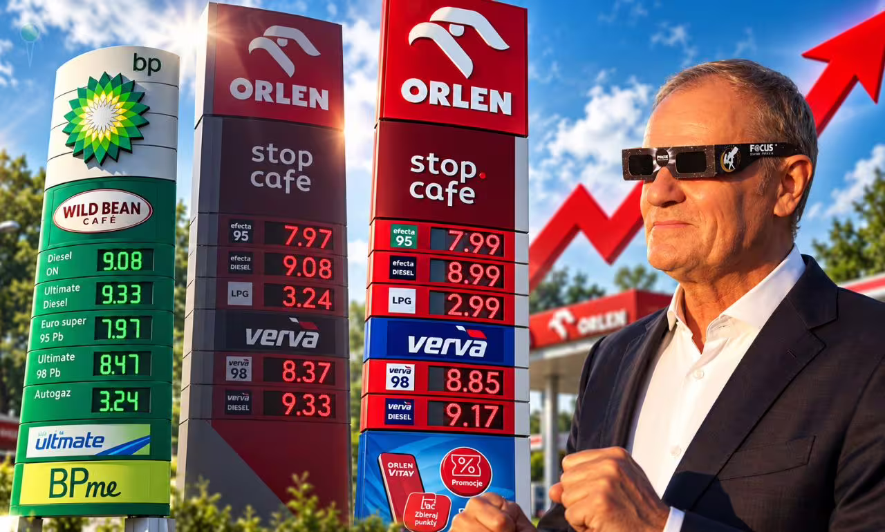 Paliwo po 9 zł i pułapka CPN. Rząd sam stworzył problem (FOTO: wbijamszpile.pl)