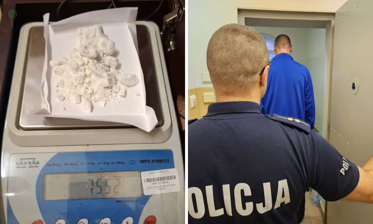 Narkotyki w mieszkaniu w Kwidzynie. Dwóch mężczyzn zatrzymanych (FOTO: KPP Kwidzyn)