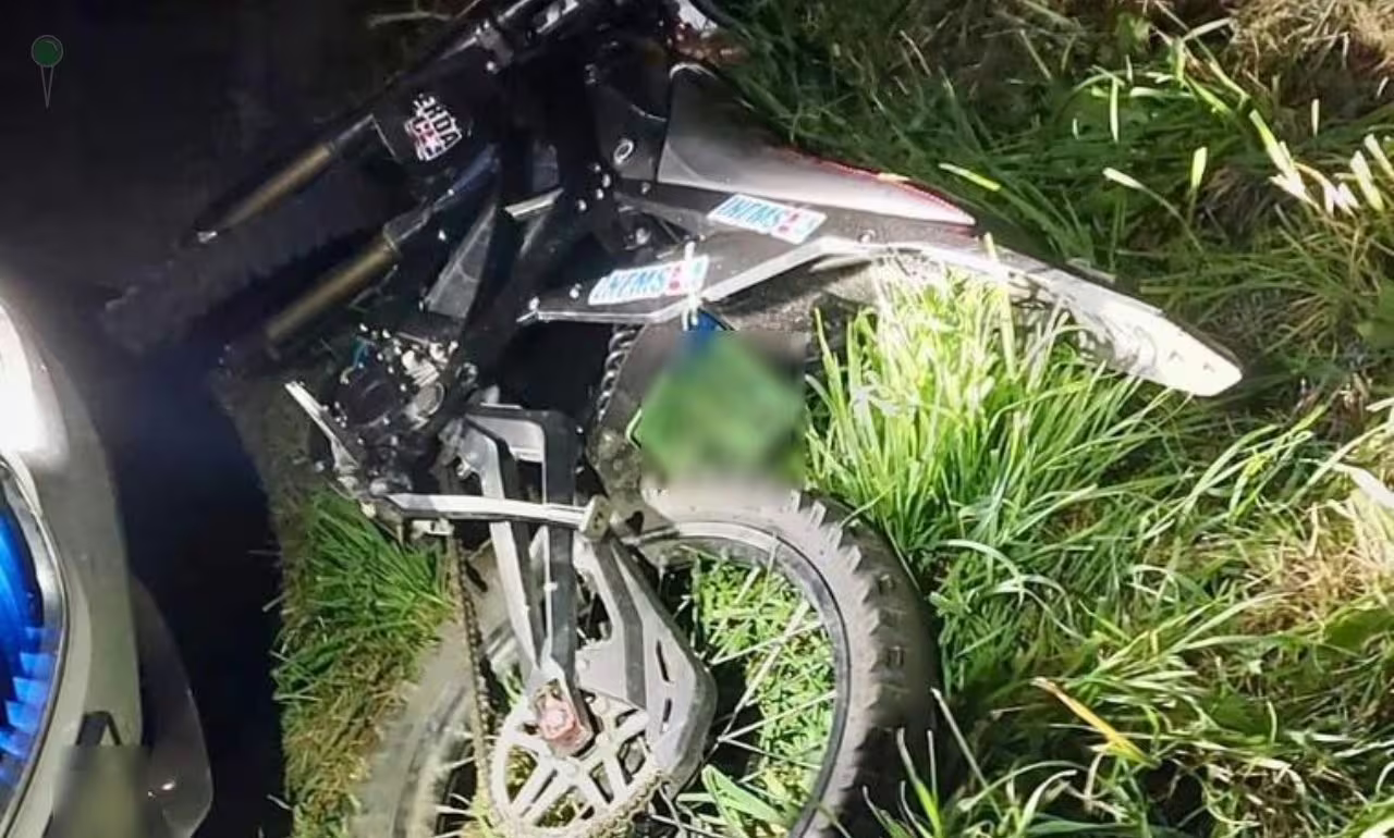 13-latek uciekał motocyklem przed policją. Pościg zakończył się przy schodach (FOTO: KMP Gdańsk)
