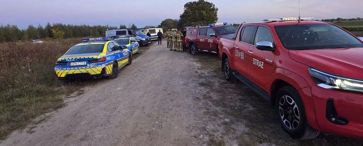Uciekał przed policją. W zaroślach namierzył go dron (FOTO: KPP Pruszcz Gdański)