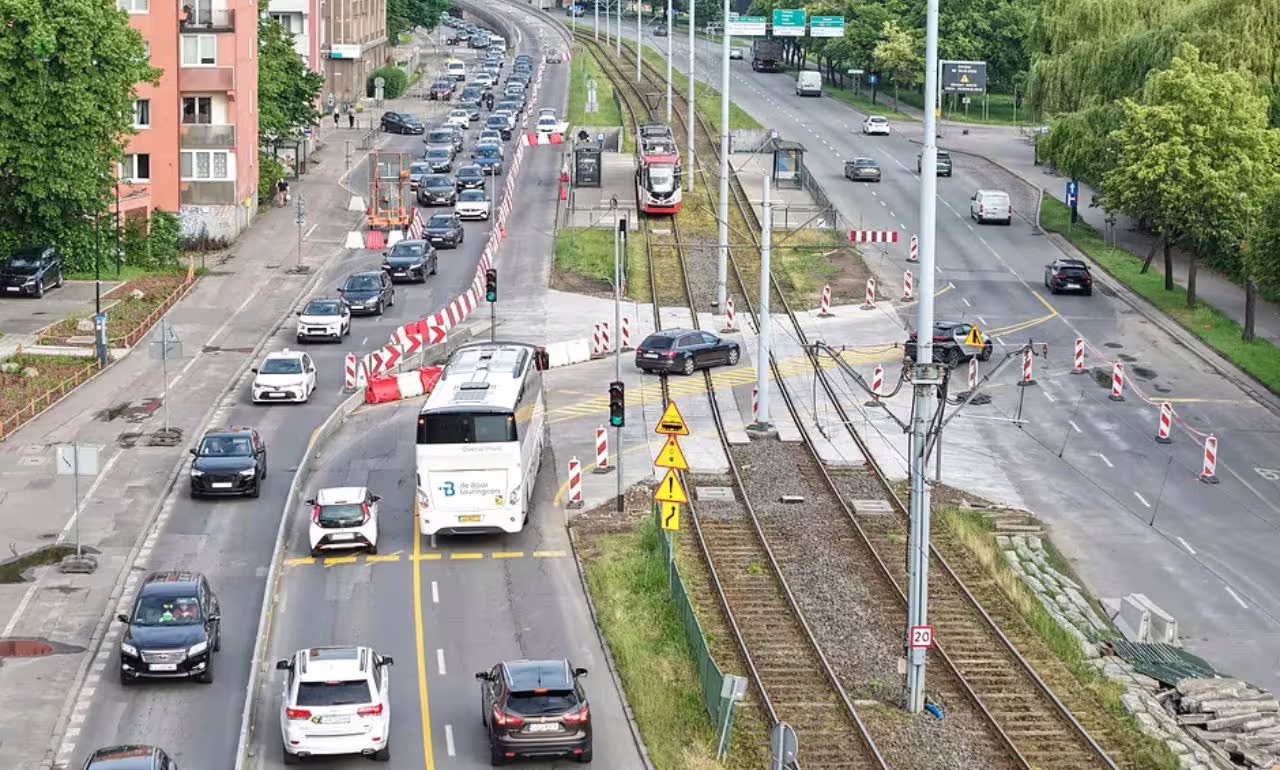 Tramwaje miały wrócić dziś. Podwale Przedmiejskie z opóźnieniem (FOTO: Piotr Wittman/gdansk.pl)