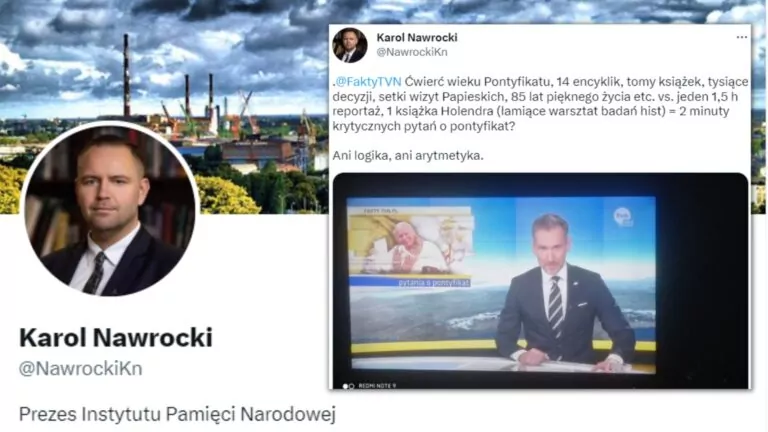 Wpis prezesa IPN. MAT: Karol Nawrocki/Twitter