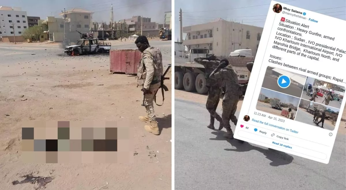 Walki w Sudanie (FOTO: Mkay Saitama)