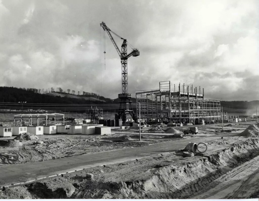 Plac budowy elektrowni atomowej w Żarnowcu (FOTO: Archiwum Państwowe w Gdańsku)