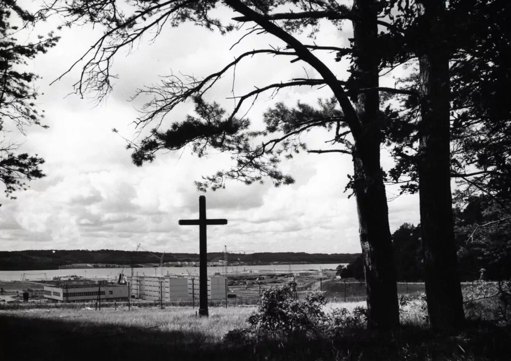 Plac budowy elektrowni atomowej w Żarnowcu (FOTO: Archiwum Państwowe w Gdańsku)