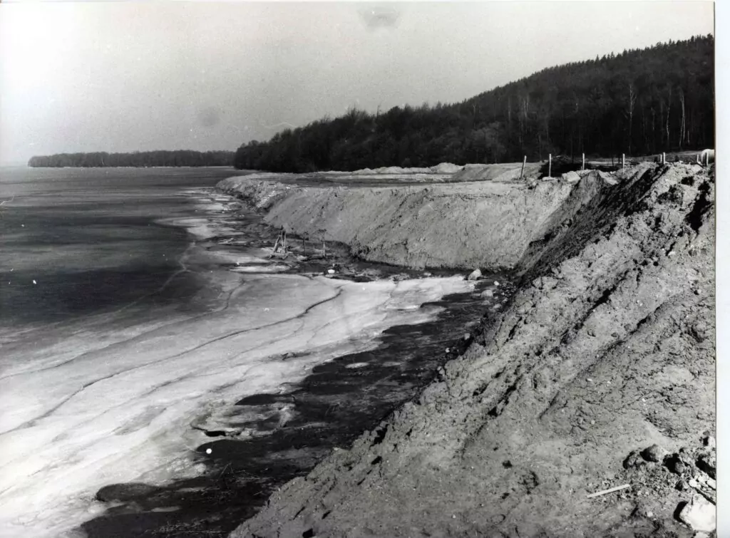 Plac budowy elektrowni atomowej w Żarnowcu (FOTO: Archiwum Państwowe w Gdańsku)