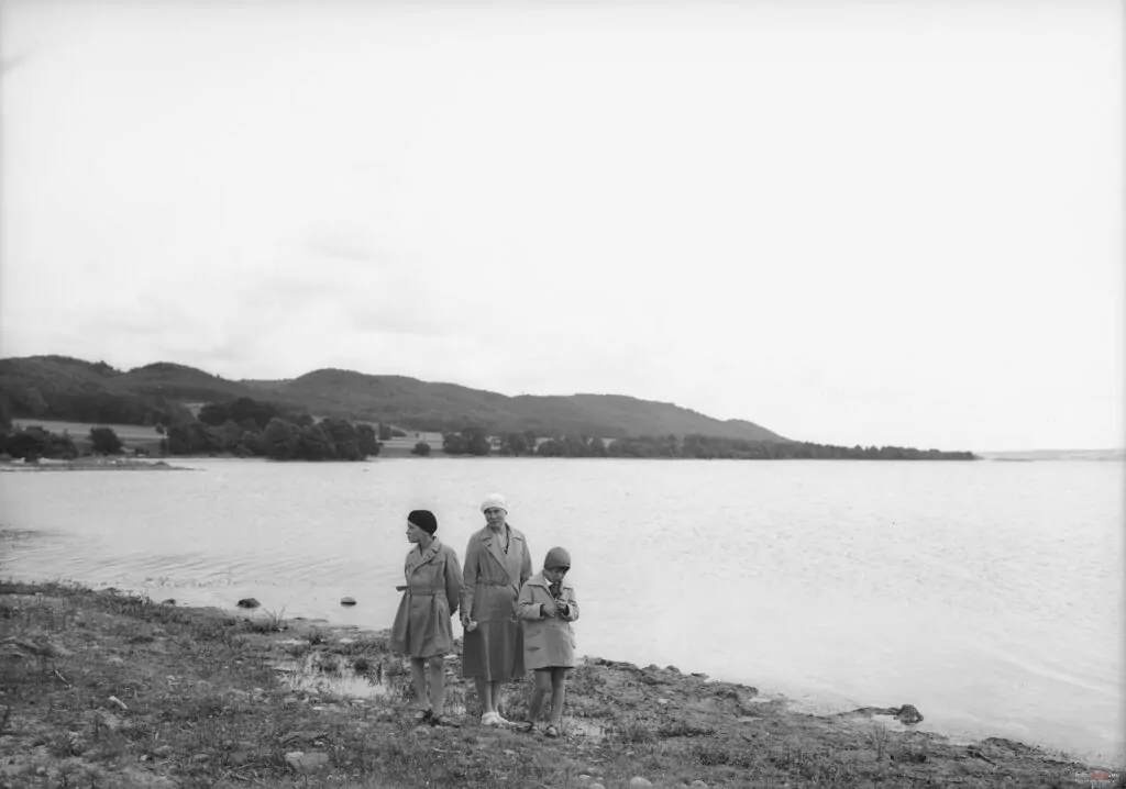 Jezioro Żarnowiec w latach 20. XX w.