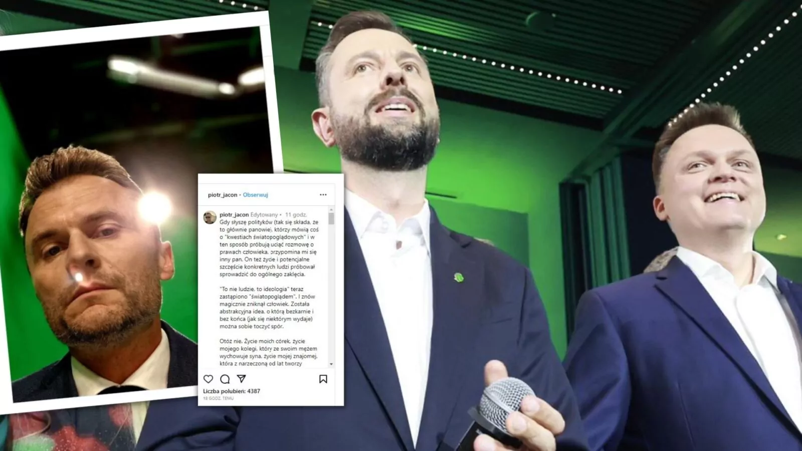 Foto: Instagram/Facebook Piotr Jacoń/Władysław Kosiniak-Kamysz