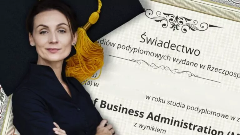 ojewoda pomorski z dyplomem MBA Collegium Humanum (FOTO: wejherowo.pl/CBA)