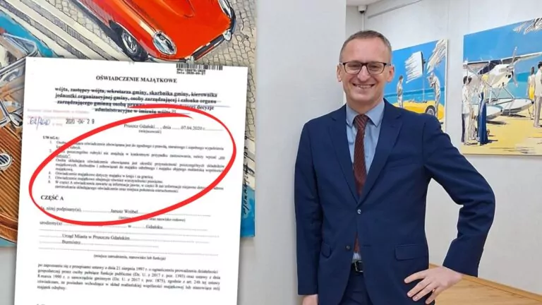 Zarobki w cieniu władzy. Burmistrz Pruszcza Gdańskiego pod lupą (Janusz Wrobel/Facebook.com)