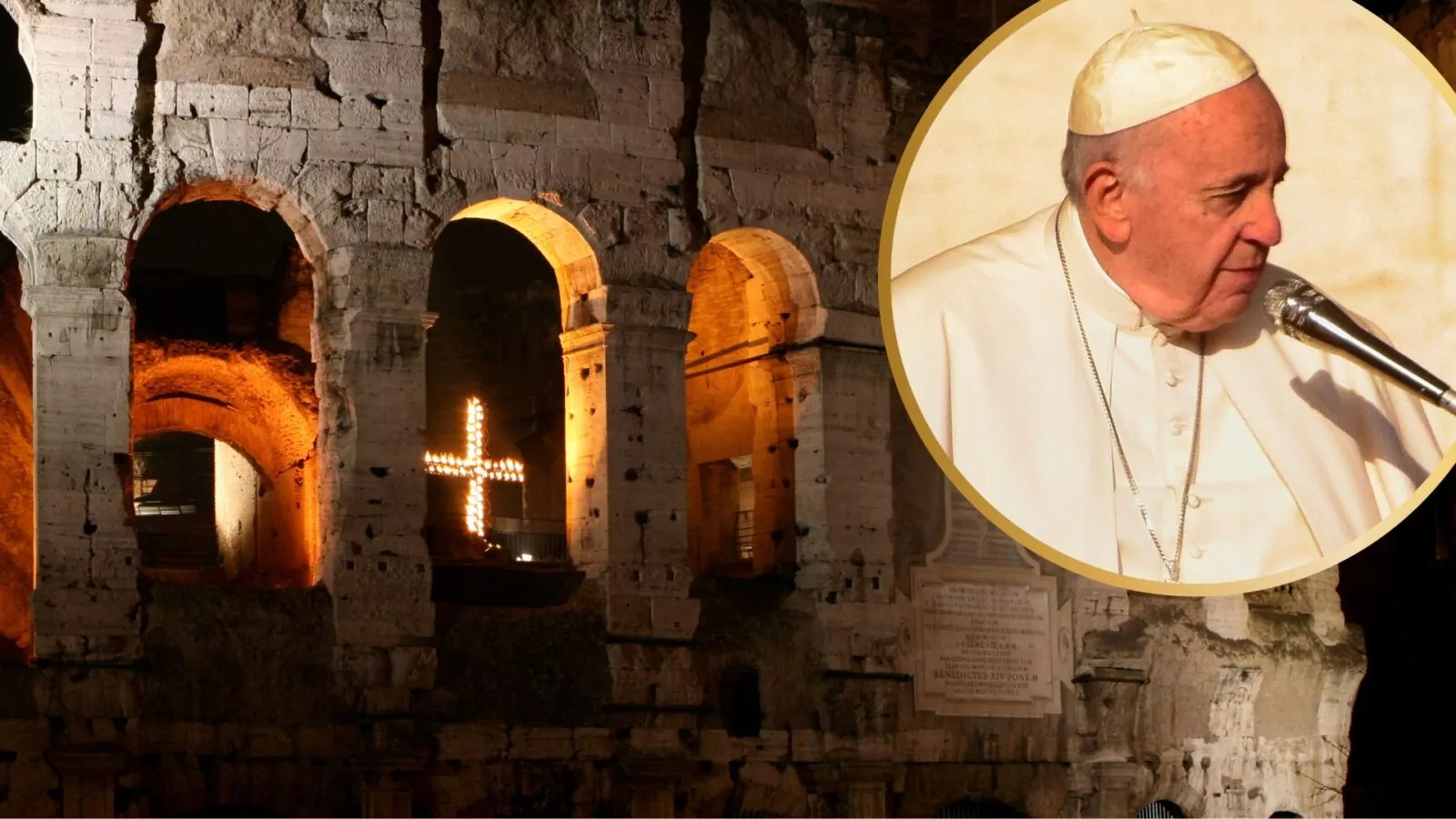 Droga krzyżowa w Rzymie bez papieża Franciszka (FOTO: canva.com)