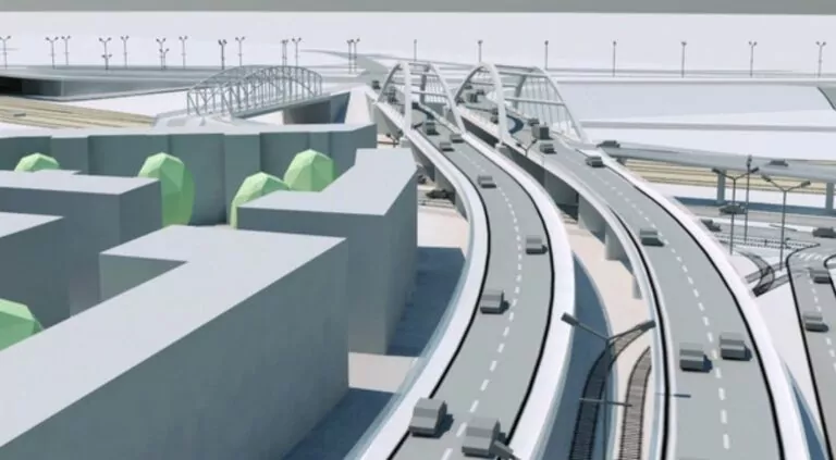 Inwestycje w Gdańsku. Przebudowywany odcinek ul. Popiełuszki, którą sfinansuje deweloper (FOTO: gdansk.pl)