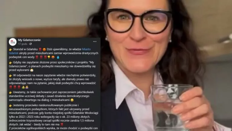 Czy woda w Gdańsku zdrożeje? Społecznicy alarmują, a władze milczą (FOTO: Aleksandra Dulkiewicz/facebook)