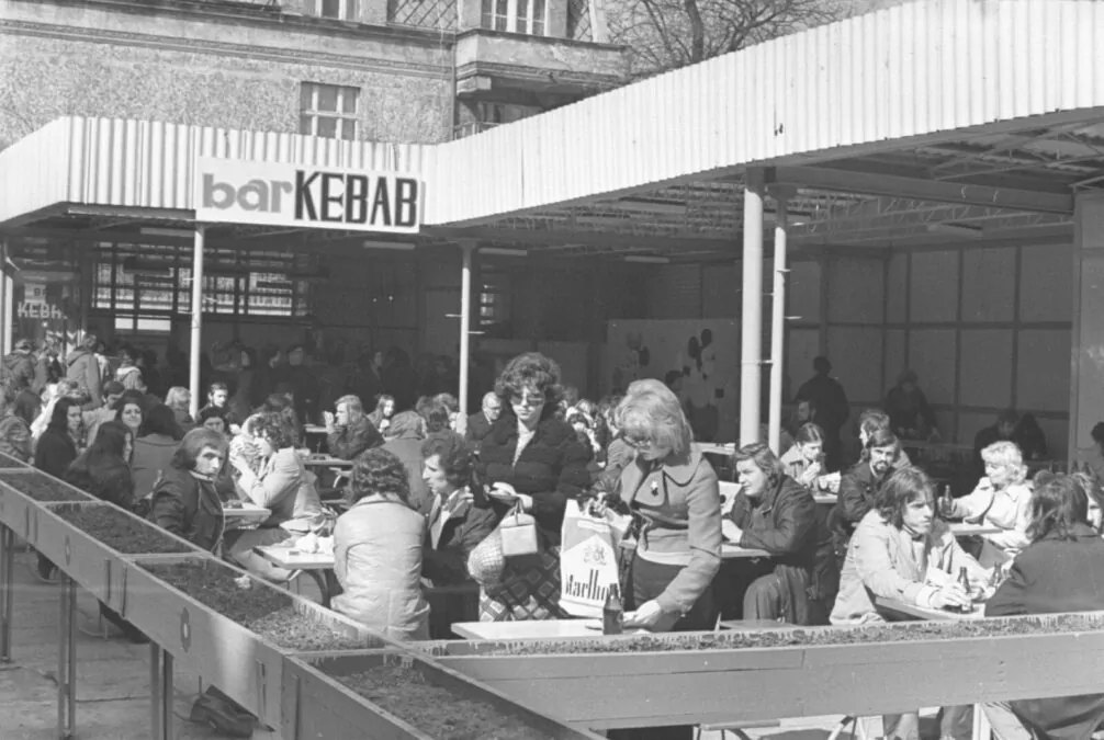 Bar Kebab, kwiecień 1974 Fot. Marek Zarzecki